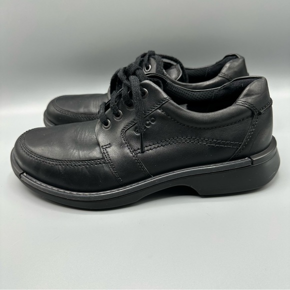 ECCO Fusion Black Lace Up Casual Leather Shoes Men’s Size EU 43 / US 9 - 9.5